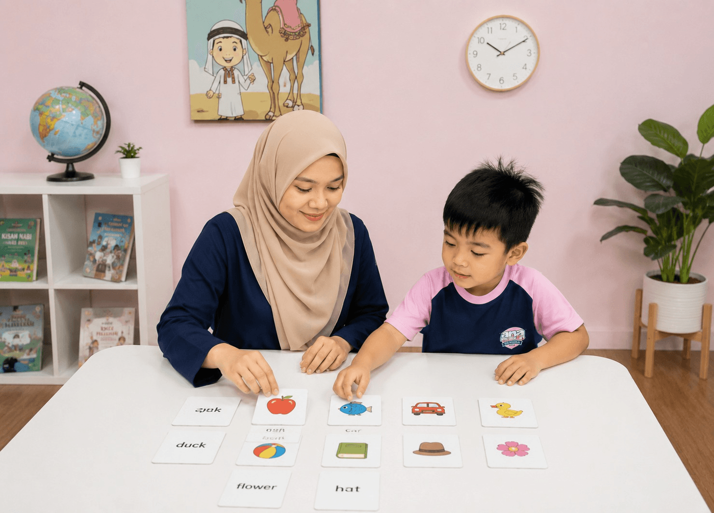 Ana Muslim Preschool students learning together